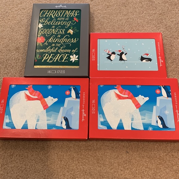 64 Hallmark Christmas Cards New in Box - Picture 1 of 8